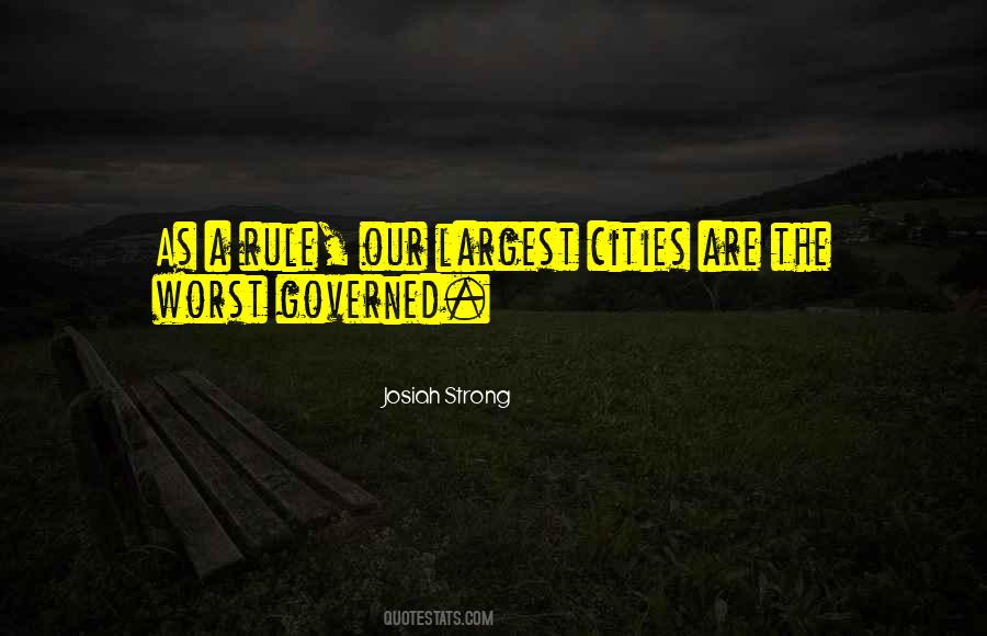 Largest Cities Quotes #918851