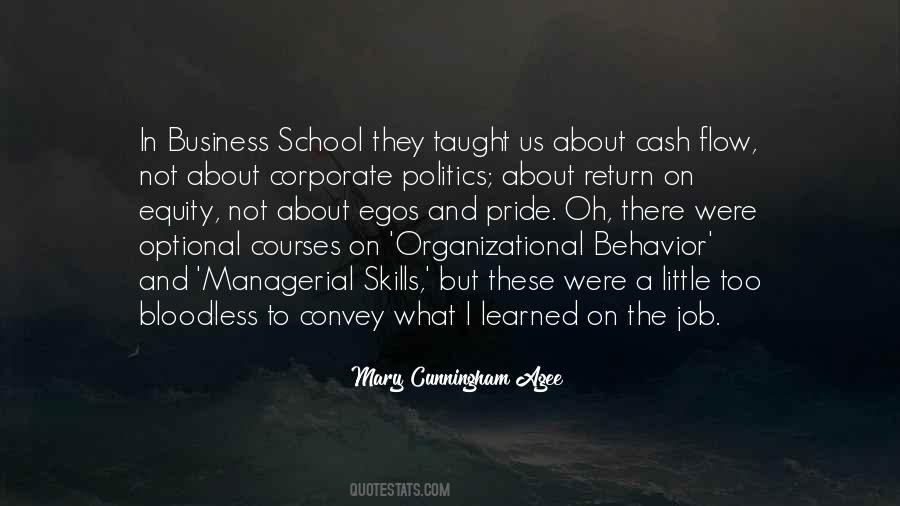 Quotes About Business School #481271