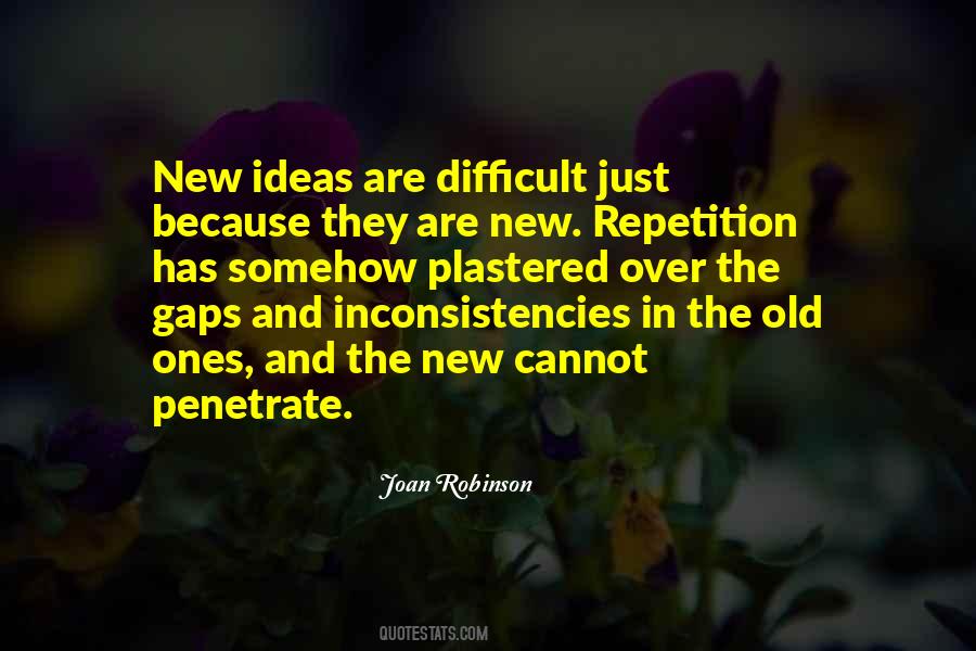 New And Old Ideas Quotes #1712376