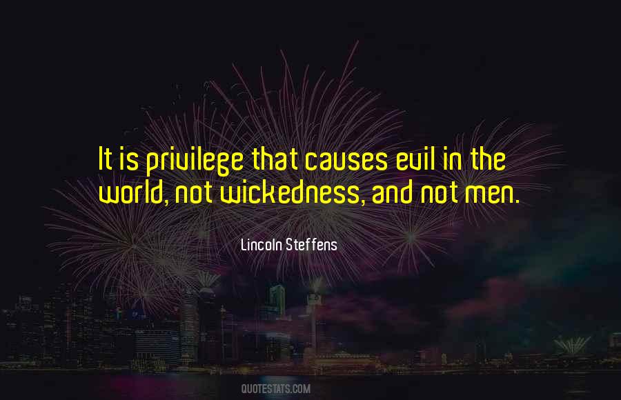 Quotes About Evil In The World #1087694