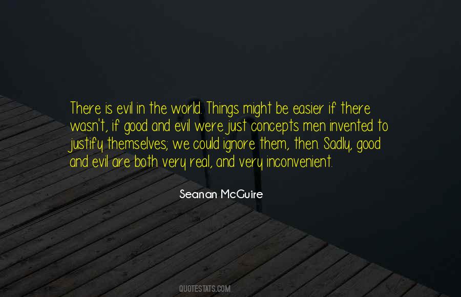 Quotes About Evil In The World #151992