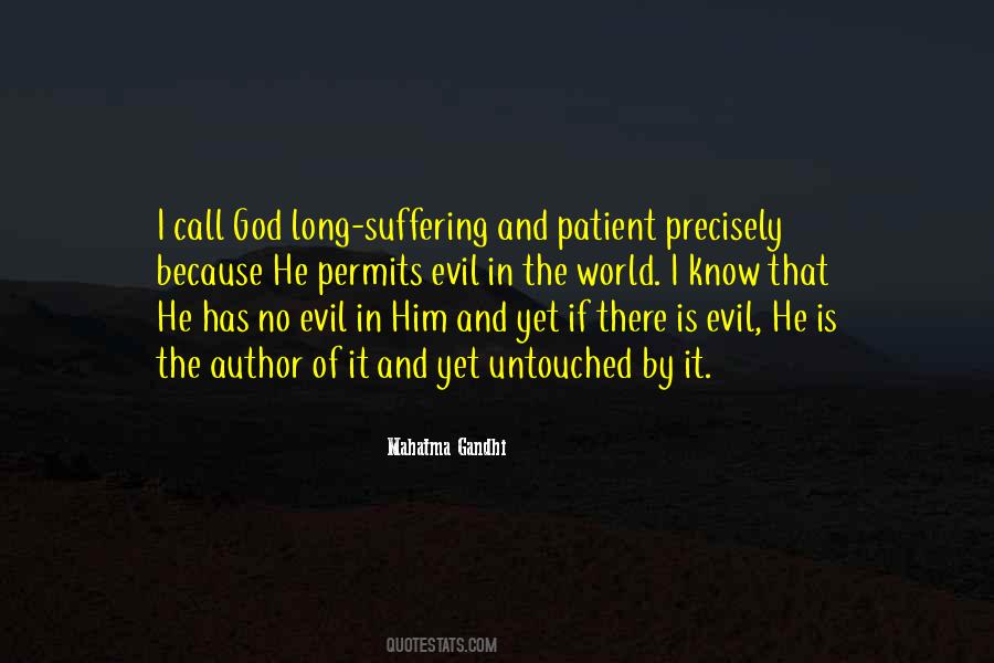 Quotes About Evil In The World #1552728