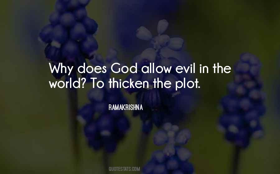 Quotes About Evil In The World #99919