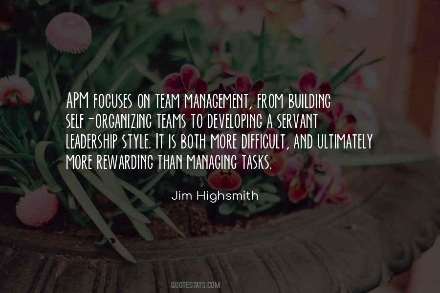 Quotes About Management Teams #1535140