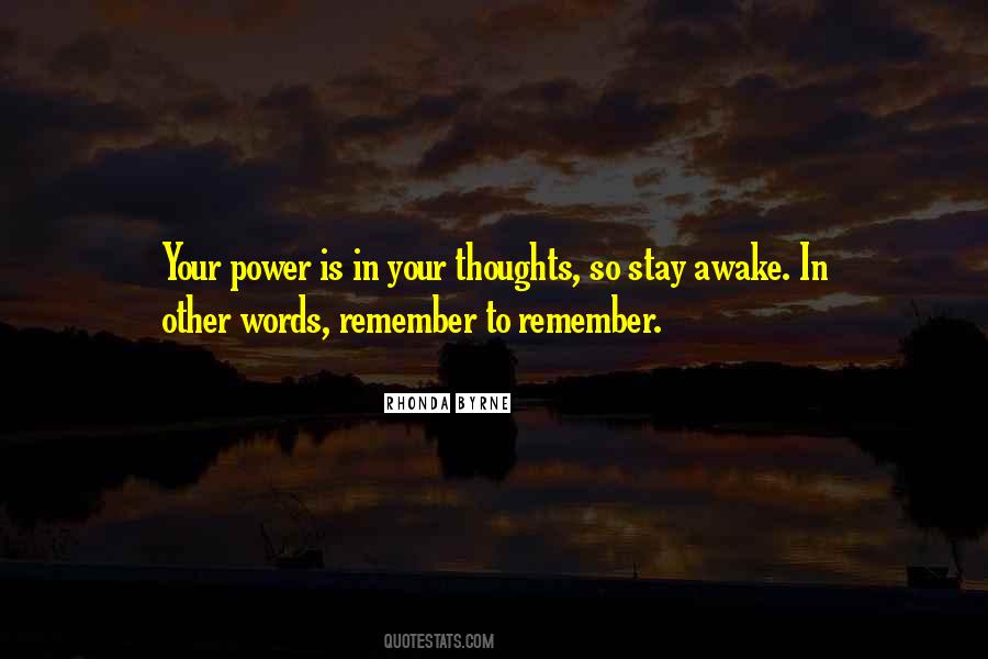 In Your Thoughts Quotes #1313723
