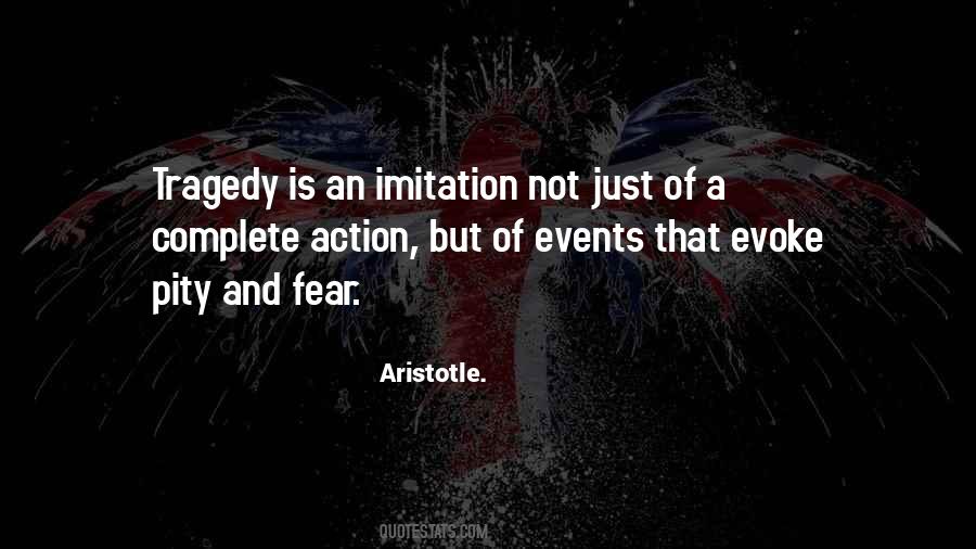 Quotes About Tragedy By Aristotle #654837