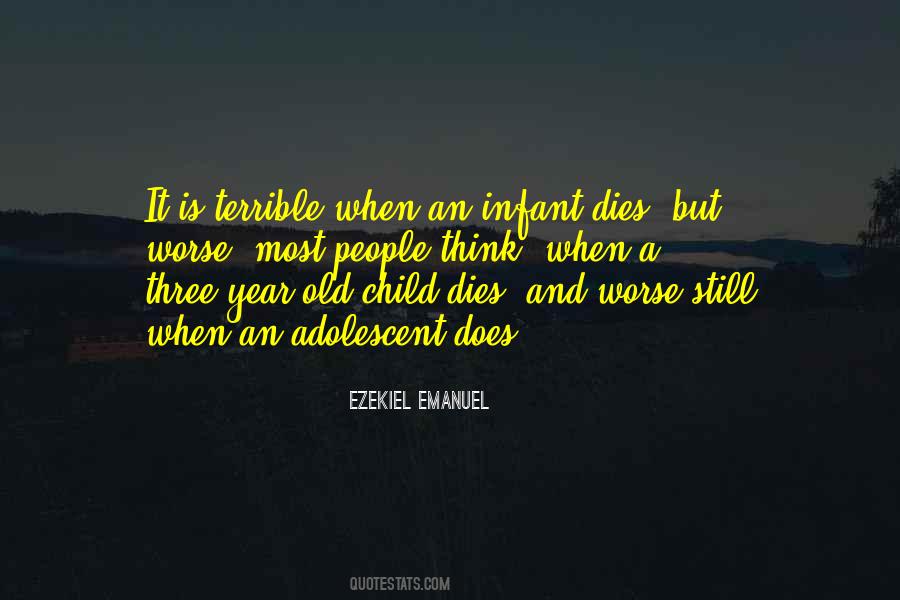 Quotes About When A Child Dies #1837285