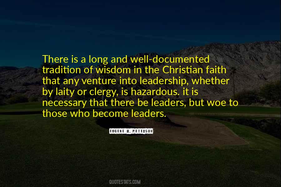 Quotes About Pastoral Leadership #553387