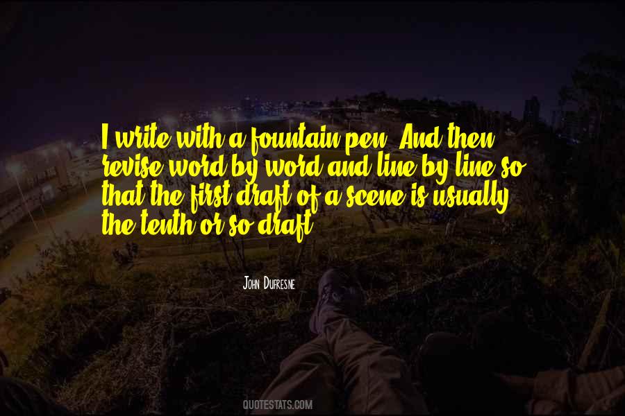 Quotes About First Draft #396886