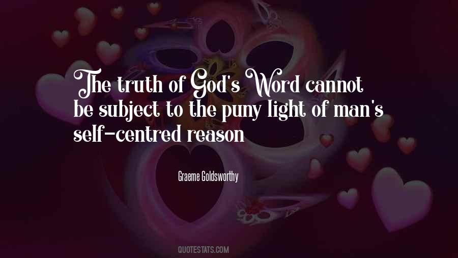 Truth Of God S Word Quotes #1716652
