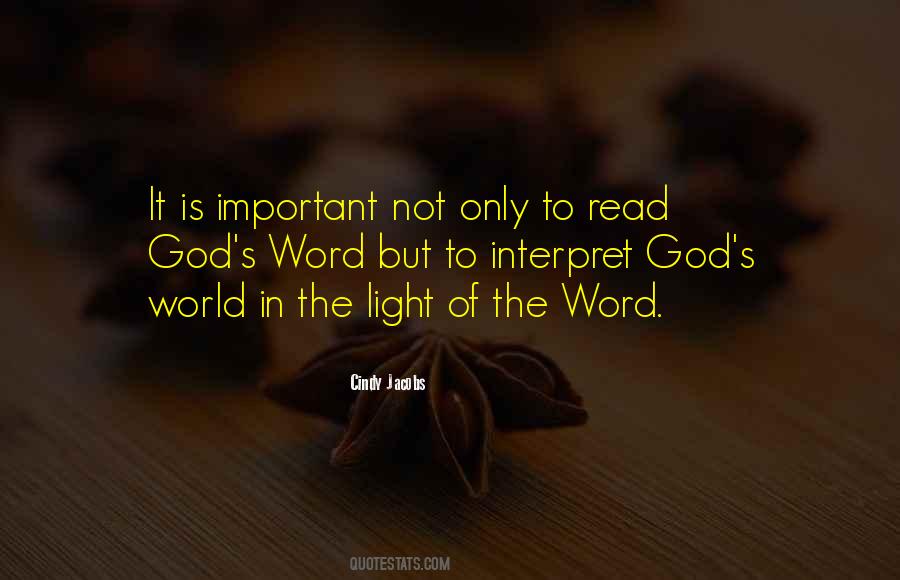 Truth Of God S Word Quotes #533407