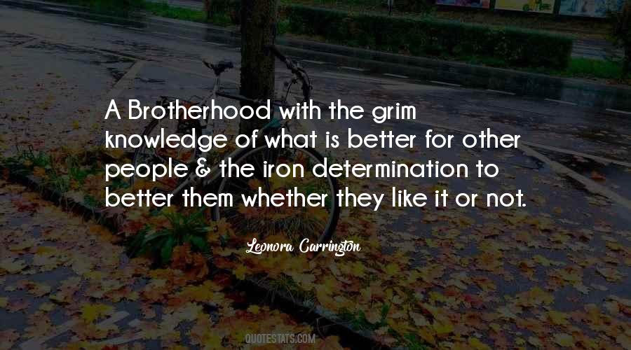 Quotes About A Brotherhood #1251980