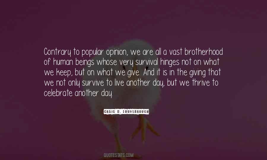 Quotes About A Brotherhood #238832