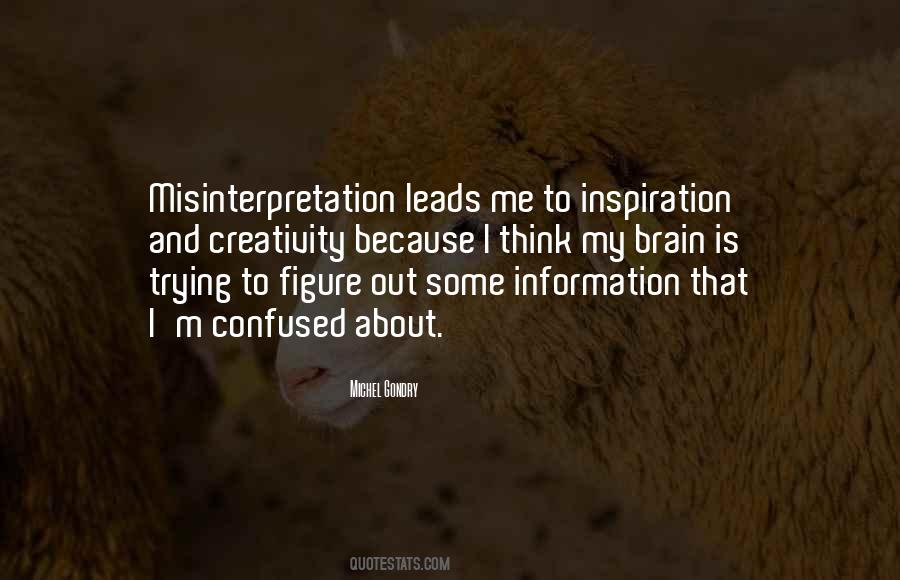 Quotes About Misinterpretation #1017059