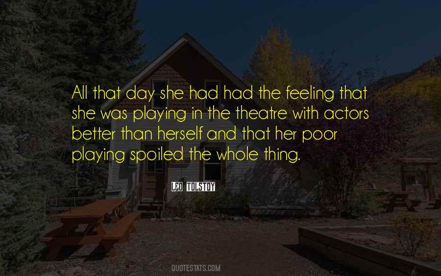 Actors Theatre Quotes #1570548