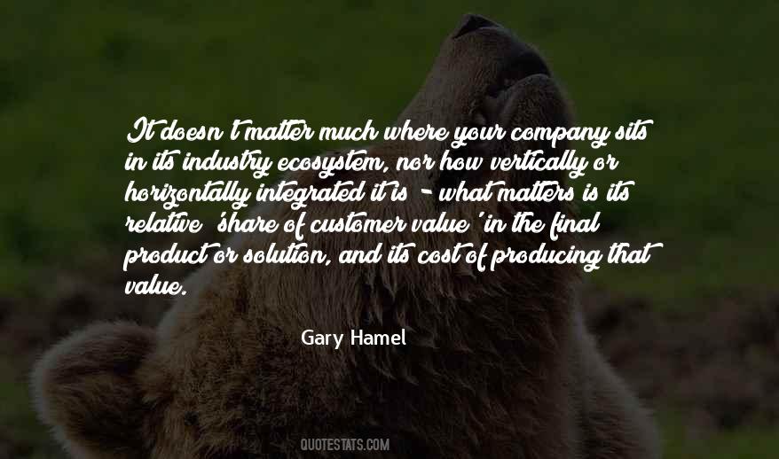 Quotes About Customer Value #1379276
