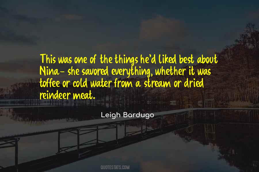 Quotes About Cold Water #1077884
