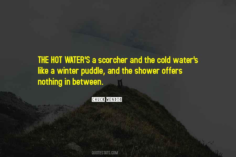 Quotes About Cold Water #221526
