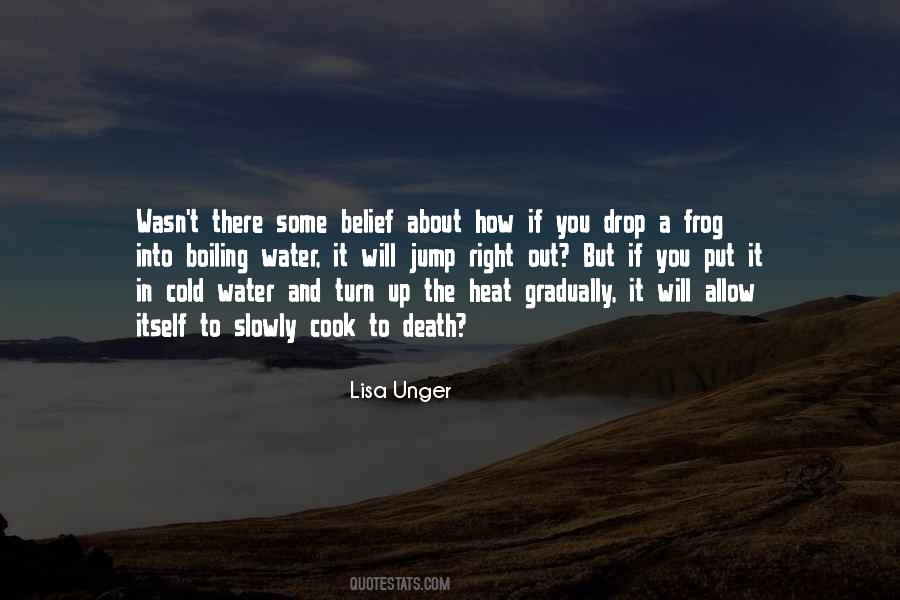 Quotes About Cold Water #658399