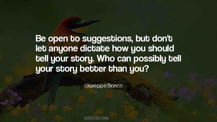 Quotes About Your Story #1412036