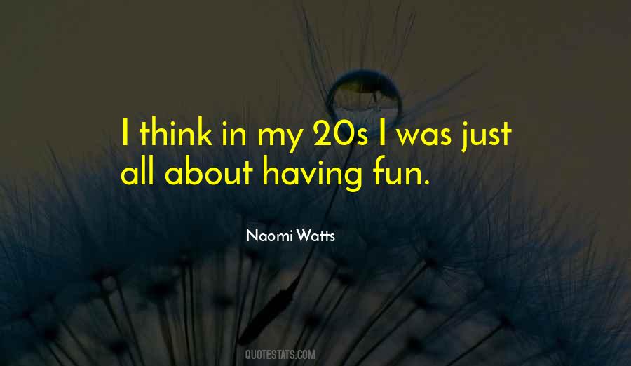 Quotes About 20s #1281098