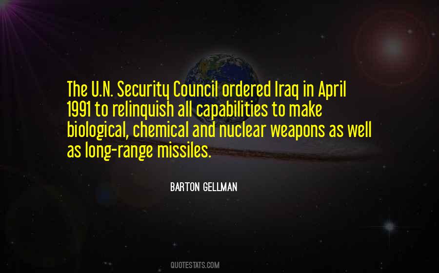 Quotes About Biological Weapons #481358