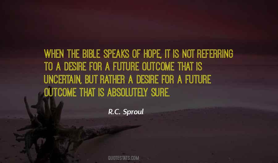 Quotes About Hope Bible #735256