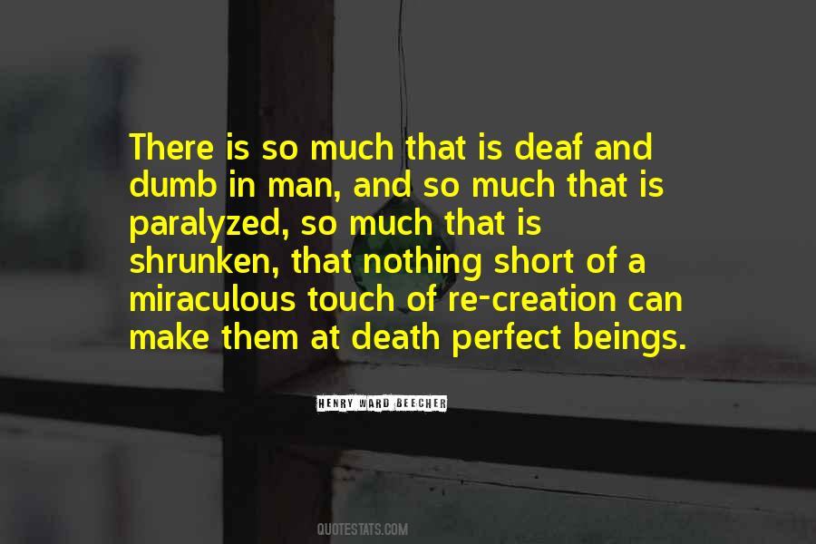 Quotes About Deaf And Dumb #481733