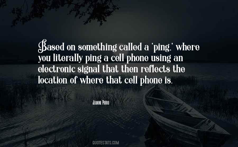 Quotes About Ping #1318540