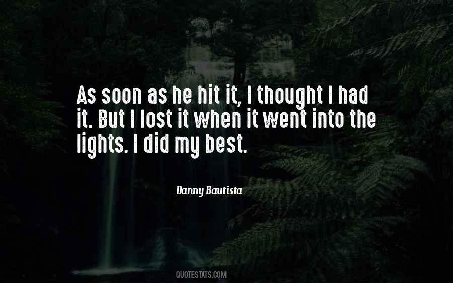 Quotes About I Did My Best #1199823