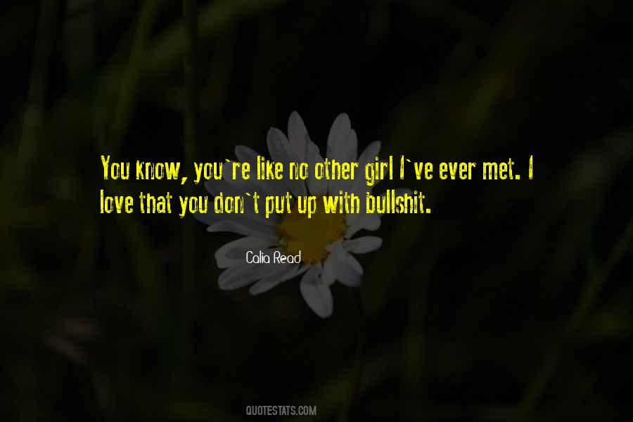 Girl I Love Quotes #33217