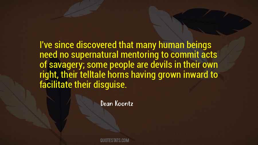 Quotes About Devils In Disguise #267777