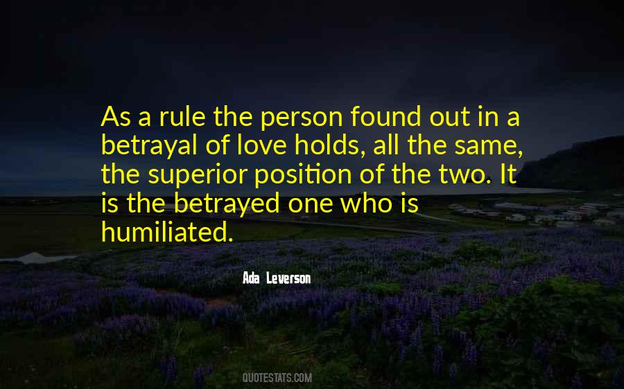 You Betrayed Me Quotes #154648