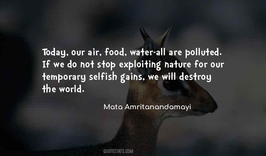 Quotes About Polluted Water #459186