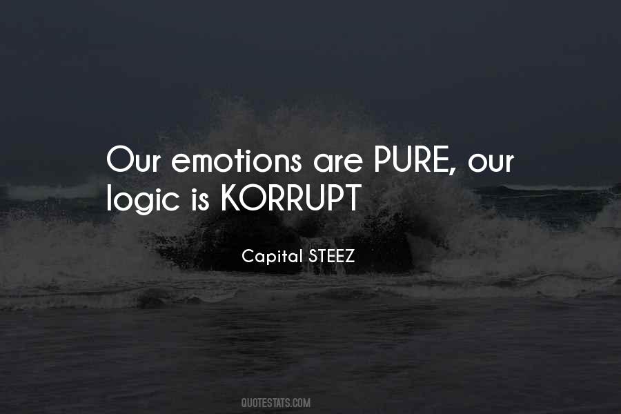 Quotes About Logic Vs Emotion #162096
