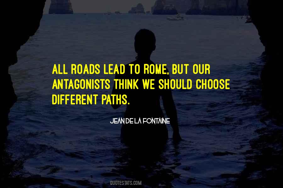 Different Roads Quotes #1242644