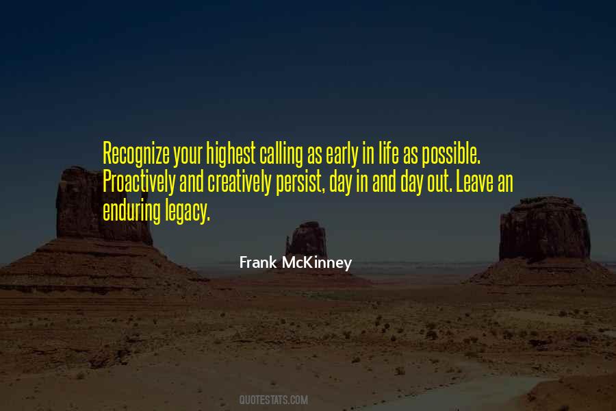 Highest Calling Quotes #1122204