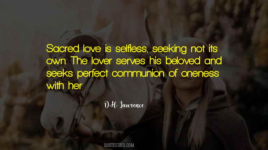 Quotes About Sacred Love #1876622