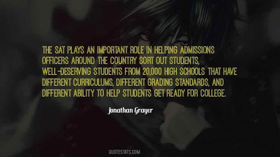 Quotes About College Admissions #926092