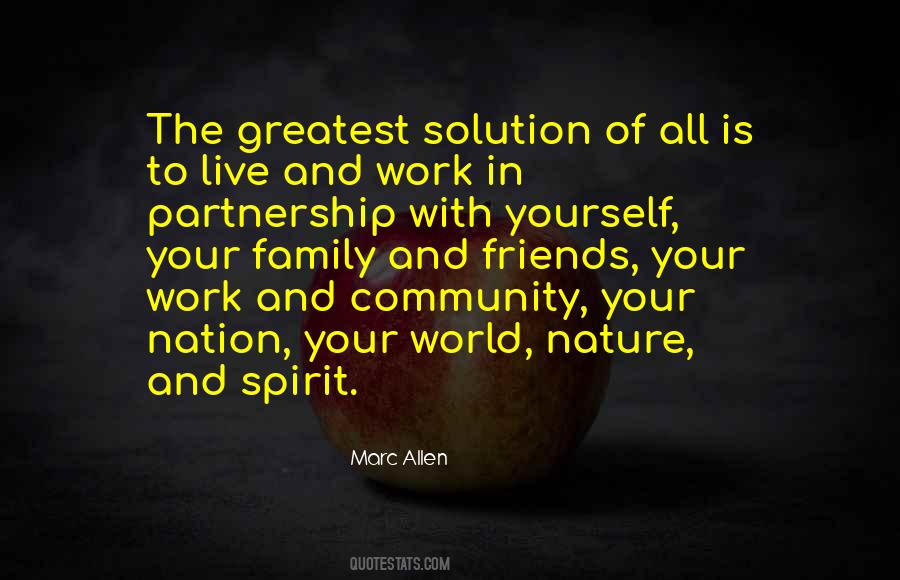 Quotes About Community Partnership #808840