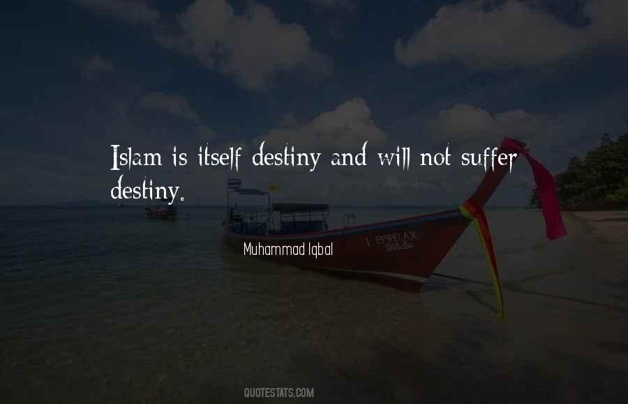 Quotes About Destiny In Islam #477992