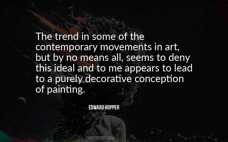 Quotes About Contemporary Painting #400082