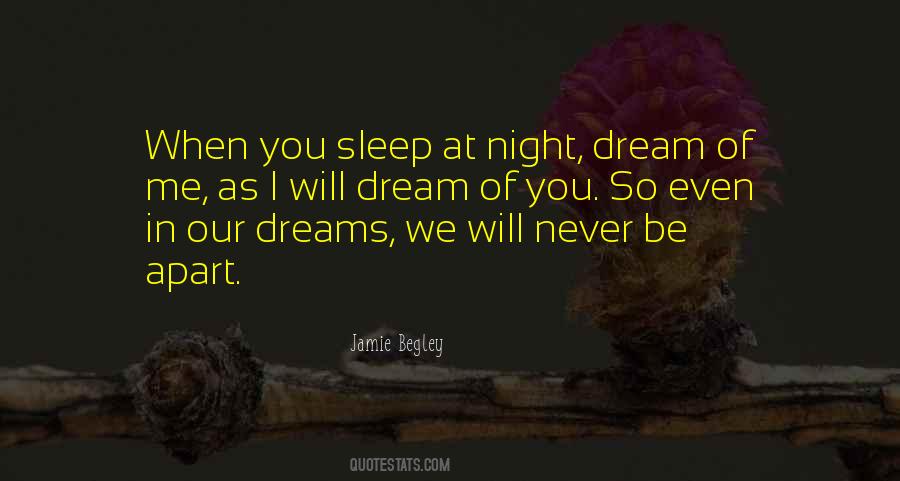 Quotes About Dreams At Night #139668