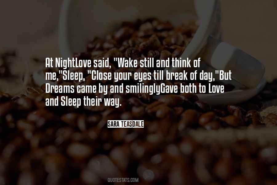 Quotes About Dreams At Night #164397