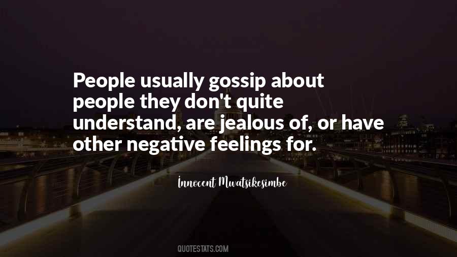 Quotes About Jealous People #62063