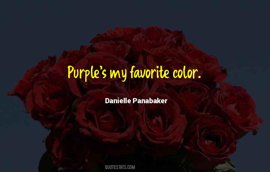 Quotes About Purple Color #1140467