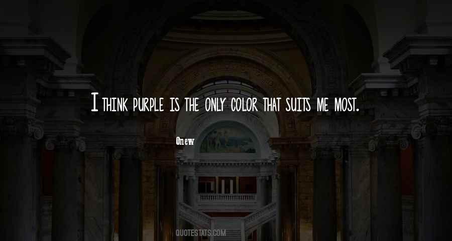 Quotes About Purple Color #1704076