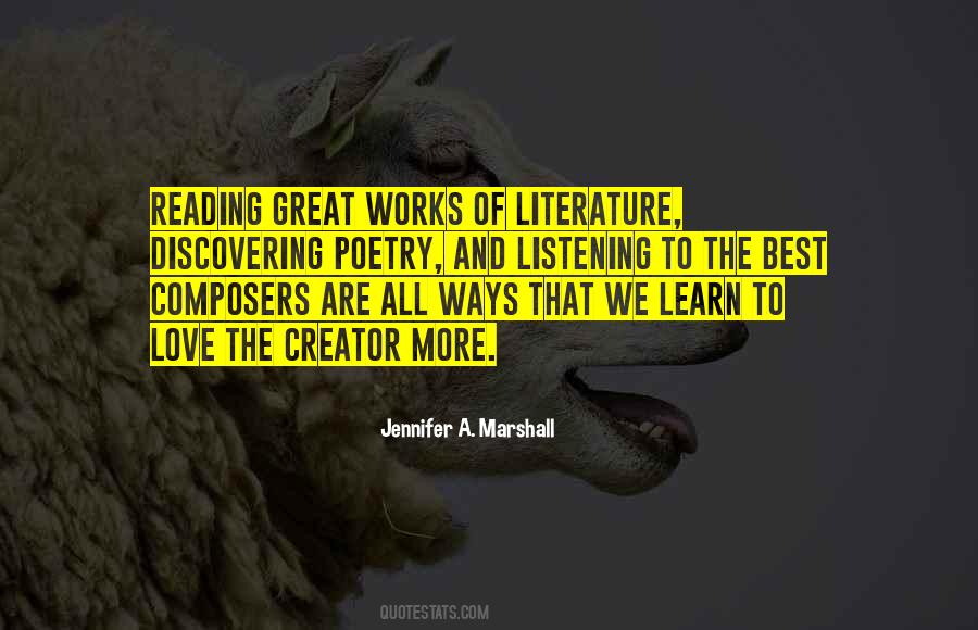 Quotes About Great Works Of Literature #237002