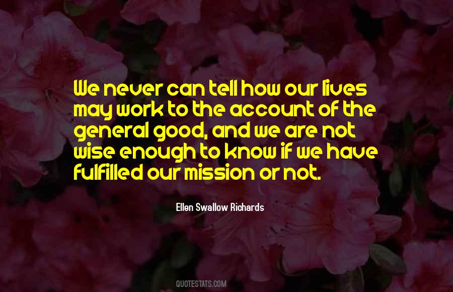 Quotes About Mission Work #381728