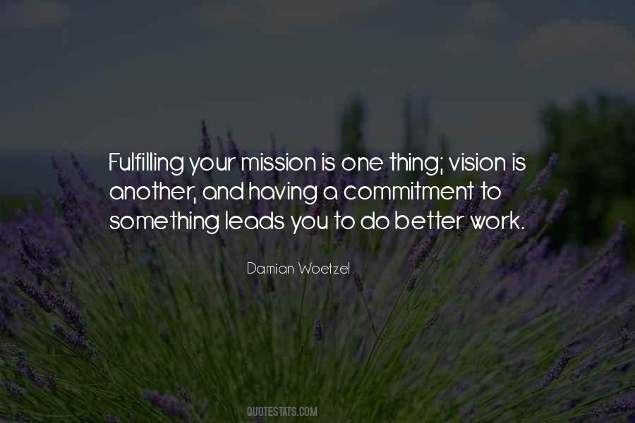 Quotes About Mission Work #646223